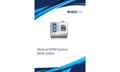 Medzer - Model BPAP-1000A - Medical BiPAP System Brochure