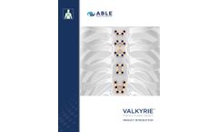 Valkyrie - Thoracic Fixation System Brochure