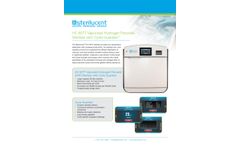 Sterilucent - Model HC 80TT - Vaporized Hydrogen Peroxide Sterilizer with Cycle Guardian Datasheet