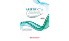 APERTO OTW - Paclitaxel Releasing Hemodialysis Shunt Balloon Dilatation Catheter - Brochure