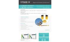 Citagenix - Model C-Blast Putty - Composite Graft Brochure