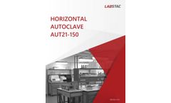 Labstac - Model AUT21-150 - Horizontal Autoclave Datasheet