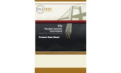 Piletest - Model PSI - Parallel Seismic Instrument Datasheet