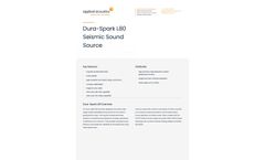 Applied Acoustics - Model Dura-Spark L80 - Sound Source, Sparker Datasheet