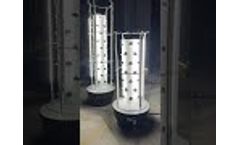 Lyine hydroponics growing system aeroponic tower - Video