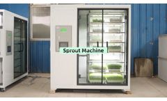 Hydroponics fodder system-Sprouts machine - Video