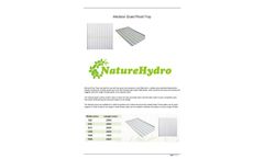 NatureHydro - Modular Glued Flood Tray Datasheet