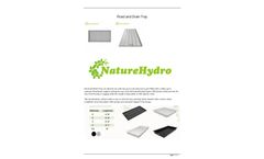 NatureHydro - Flood and Drain Tray Datasheet