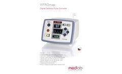 Medlab - Model VITROmap - Digital Pulse Oximeter Brochure
