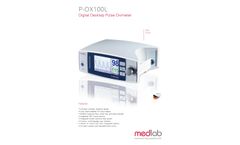 Medlab - Model P-OX100L - Digital Pulse Oximeter Brochure