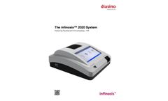 DiaSino Infinosis - Model 2020 - Featuring Fluorescent Immunoassay System (FIA) - Brochure