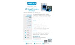 Medicare Lifesense - Model MD1806 - A5 Upper Arm Blood Pressure Monitor - Brochure