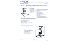 NAUSICAA - Model WAYUP XL - Electrical Opening Legs Stand-Up Lift Datasheet