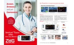 ZUG SpotLife - Touch Vital Signs Monitor - Brochure