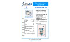 SANIVAP - Model 540H - Steam Generator Datasheet