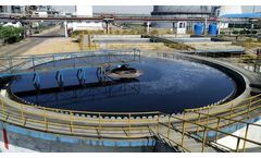 How much cost to treat a ton of industrial wastewater