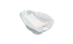 CareBag - Model 7711140 - Bedpan & Commode Pail Liner with Super-Absorbent Pad