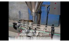 Milk powder filling machine, automatic powder packing line price - Video