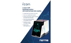Norma - Model Icon-3 - Smart, 3-part Differential Hematology Analyzer - Brochure