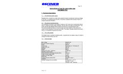 Oscimed - Model PSV - Cast Cutter Manual
