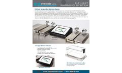 EZ-HEAT - Model EZ-1000 - Surgical Bed Warming System - Datasheet