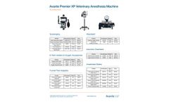 Premier - Model XP - Veterinary Anesthesia Machine  - Brochure