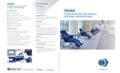 IBIOM - Model TRIAD - Treatment Chair for Dialysis, Oncology, Chemotherapy - Brochure