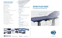 IBIOM - Model Echo-Flex 5002 - General Ultrasound Treatment Table - Brochure