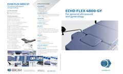 IBIOM - Model ECHO-FLEX 4800-GY - Treatment Table for Gynecology and General Ultrasound - Datasheet