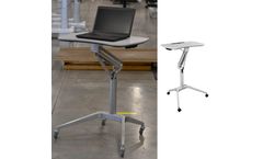 upCentric - Mobile Height Adjustable Sit-Stand Workstation