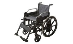 Magmedix - Model 03-WCS20DFBK - MRI Safe Wheelchair 20 Inch