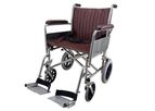 MRIequip - Model WC-X027 - MRI Transport Chair, 20 Inch Wide, Non-Magnetic, Detachable Footrest