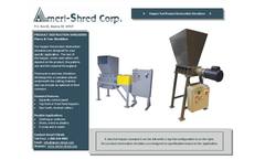 Ameri-Shred - AMS-PT - Product Destruction Shredders - Brochure