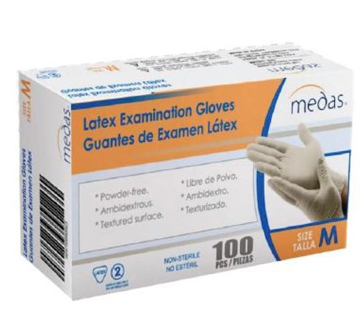 Medas - Latex Examination Gloves Powder Free