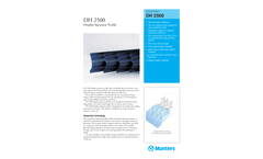 Munters DH 2500 Droplet Separator Profile - Product Sheet