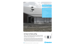 Air Cleaner for Poultry and Pigs - Product Sheet