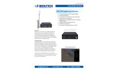 Boltek - Model LD-350 - Long Range Lightning Detection System - Brochure