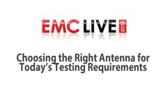 Choosing the Right Antenna for Today`s Testing Requirements - Video