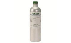 Model Gasco - 34L-Phs-1 Disposable 34 Liter 1 Ppm Phosphine Calibration Gas Cylinders