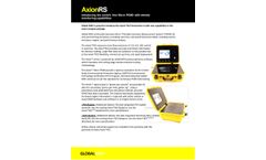 GlobalMRV - Model Axion RS - Portable & Real Driving Emissions Tester Datasheet