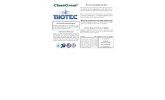 CleanGreen BioTec - Label