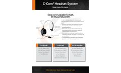C-Com - Headset System - Brochure