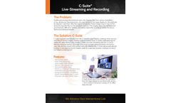 C-Suite - Live-Streaming and Recording - Brochure