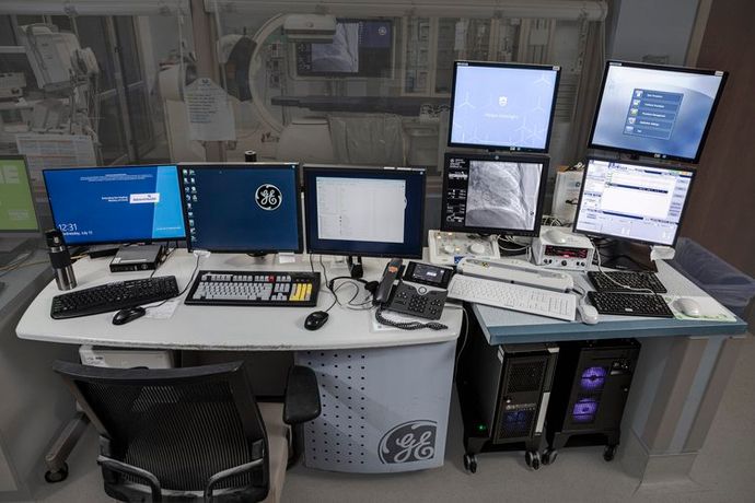 C-Control KVM Proo Cluttered Control Room