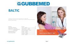 GUBBEMED - Model BALTIC - Operating Table - Brochure