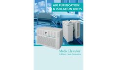 MedicCleanAir - Model ISO 210 - Easily Installable Differential Pressure Units - Brochure