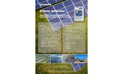ChemiTek - Model D-SOLAR DEFENDOR - Hydrophobic Coating for Solar Panels Brochure