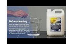 Solar Wash Protect - T??V TESTED & APPROVED - Dirty module cleaning product - Video