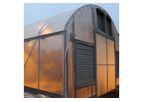 FullBloom - Model 20Inch W 200 Series - Wide Straight-Wall Quonset Style Greenhouse