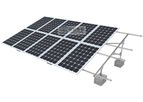 Sun - Model MGD-II - Carbon Steel Double-Post PV Mounting System